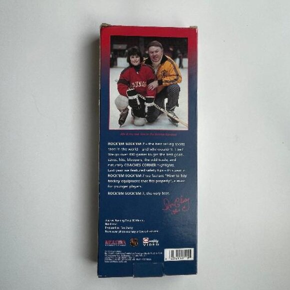 Don Cherry's Rock'Em Sock'Em 7 Limited Edition with Hockey Puck VHS-Rare - Picture 3 of 5